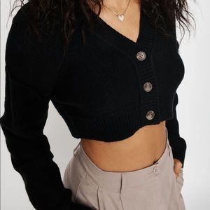 Garage Jenna Cropped Cardigan